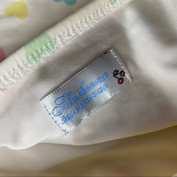 Shoshanna White Hearts Bikini ASO Jessica Simpson Newlyweds Small - Picture 14 of 16